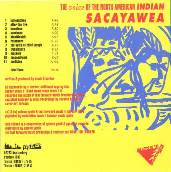 Sacayawea : The Voice Of The North American Indian (CD, Album)