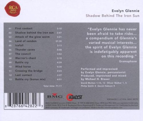 Evelyn Glennie : Shadow Behind The Iron Sun (CD, Album, RE)