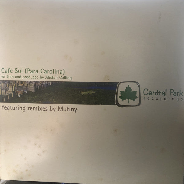Alistair Colling : Cafe Sol (Para Carolina) (12&quot;)