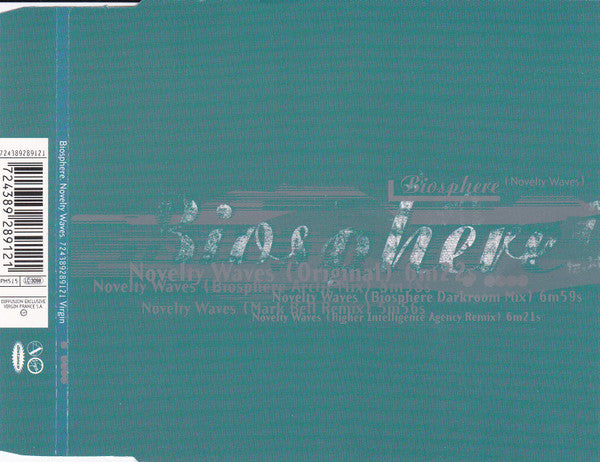 Biosphere : Novelty Waves (CD, Maxi)