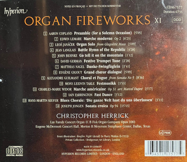 Christopher Herrick : Organ Fireworks XI (CD)