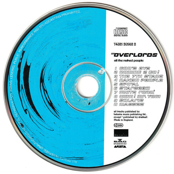 The Overlords : All The Naked People (CD, Album)