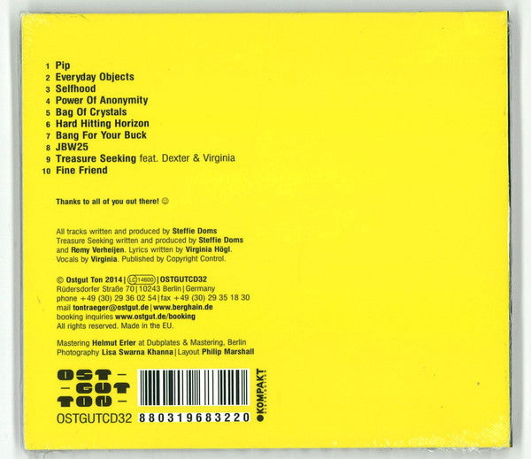 Steffi (8) : Power Of Anonymity (CD, Album)