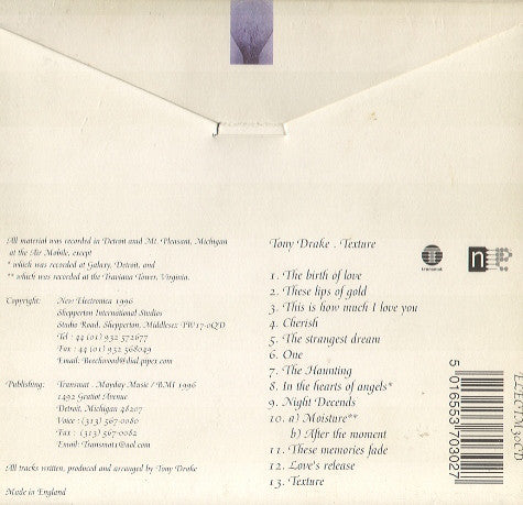 Tony Drake : Texture (CD, Album)