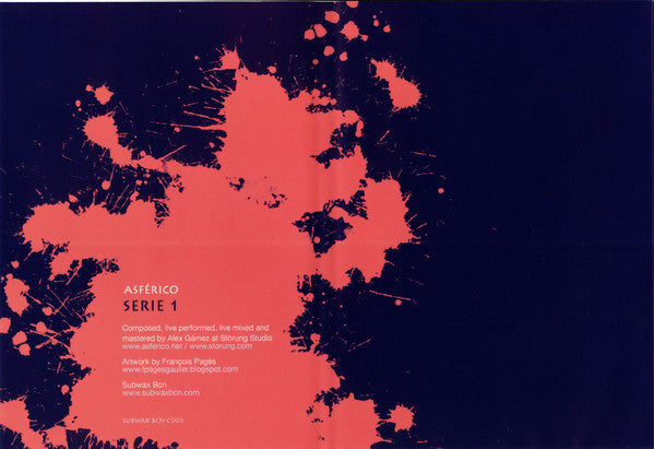 Asférico : Serie 1 (CDr, MiniAlbum)