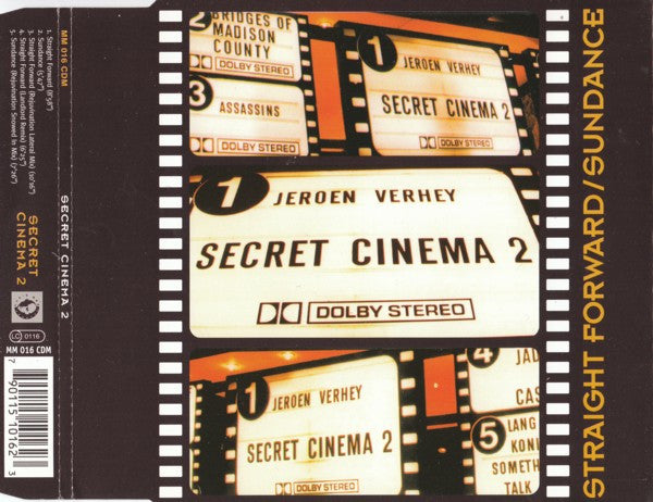 Jeroen Verhey* / Secret Cinema 2* : Straight Forward / Sundance (CD, Maxi)