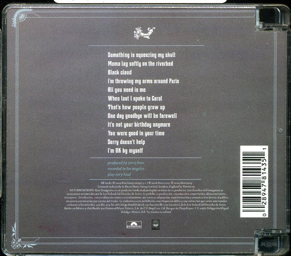 Morrissey : Years Of Refusal (CD, Album, Sup)