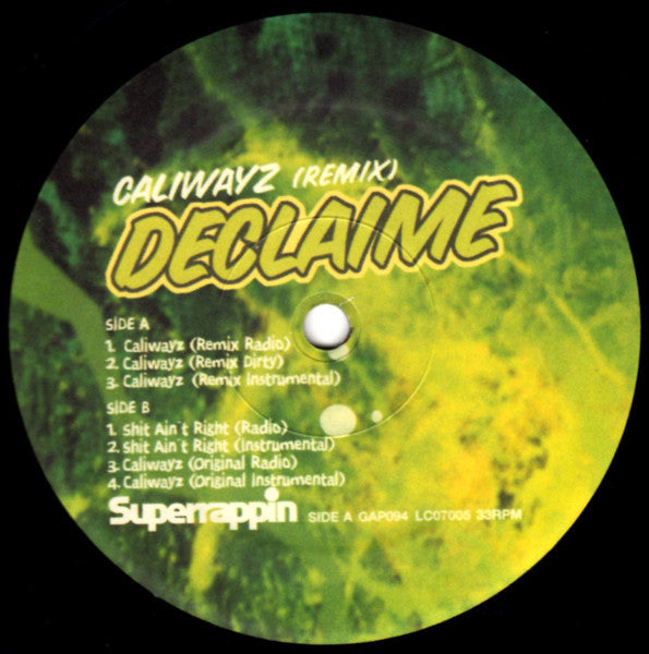 Declaime : Caliwayz (Remix) (12&quot;)