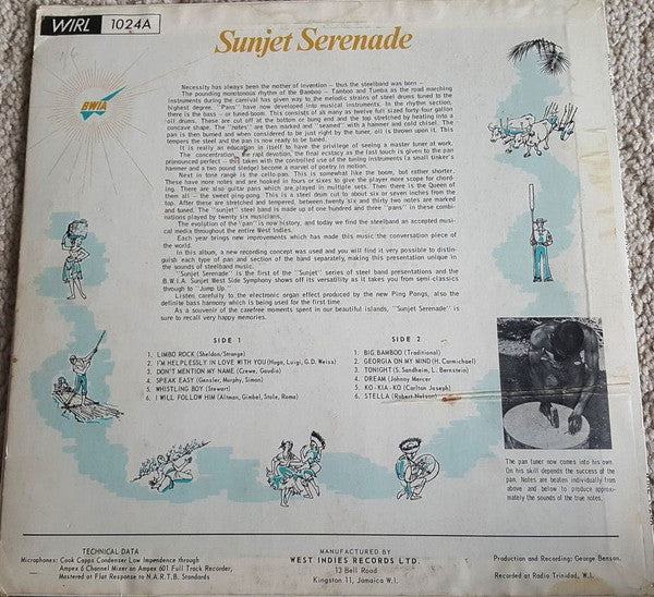 Bwia Sunjets : Sunjet Serenade (LP, Album)