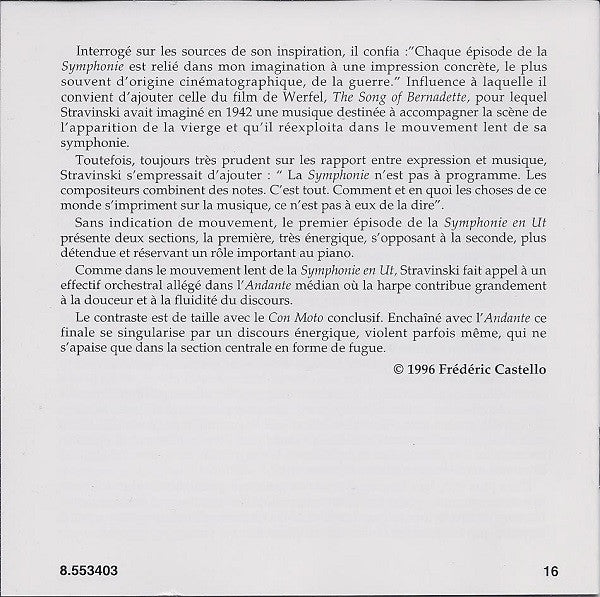 Stravinsky*, New Zealand Symphony Orchestra*, En Shao : Symphonies (CD, Album)