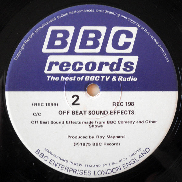 No Artist : Off Beat Sound Effects (LP, Comp, Mono)