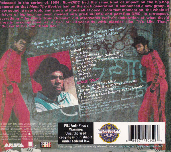 Run-DMC : Run-D.M.C. (CD, Album, Ltd, RE, RM, Dig)
