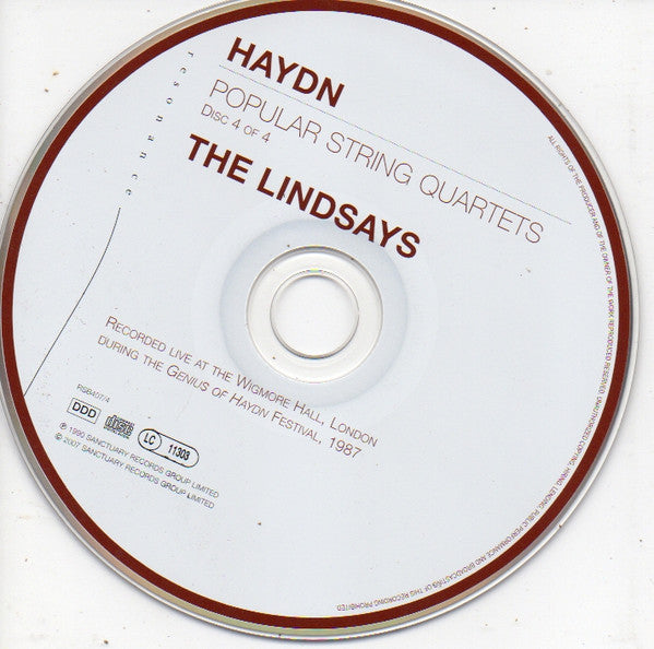 Haydn*, The Lindsays : Popular String Quartets (4xCD, Comp + Box)