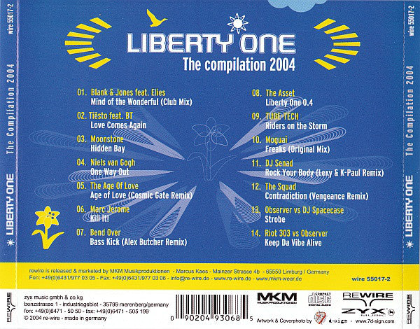 Various : Liberty One The Compilation 2004 (CD, Comp, Mixed)
