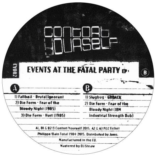 Various : Events At The Fatal Party EP (12&quot;, EP)
