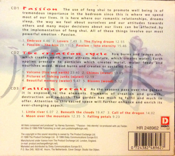 Harvey Summers : Feng Shui - Music For Personel Balance And Harmony (3xCD, Album, Comp + Box)