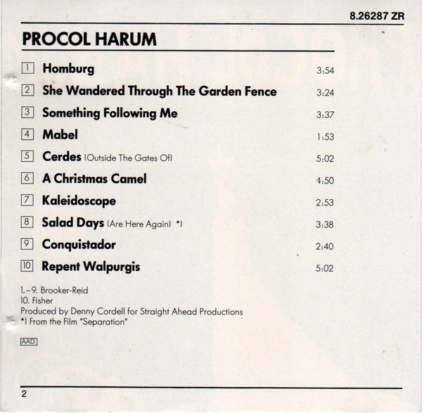 Procol Harum : Procol Harum (CD, Album, RE)
