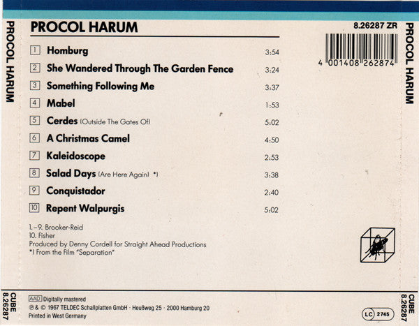 Procol Harum : Procol Harum (CD, Album, RE)