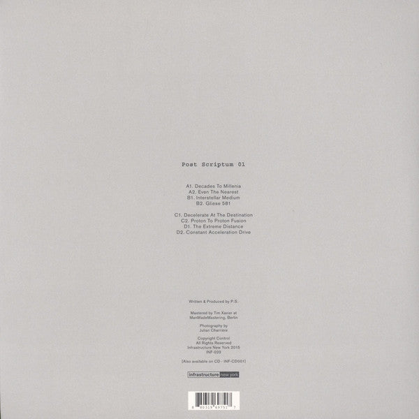 Post Scriptum (6) : Post Scriptum 01  (2xLP, Album)