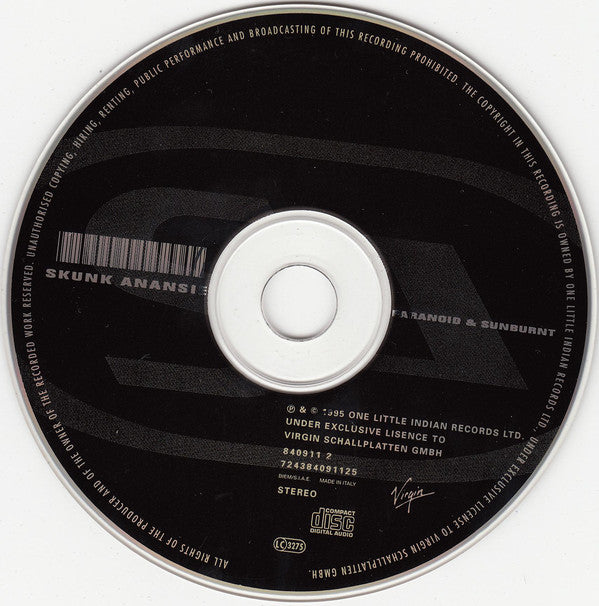 Skunk Anansie : Paranoid &amp; Sunburnt (CD, Album)