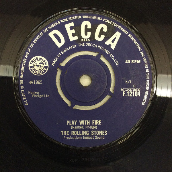 The Rolling Stones : The Last Time (7&quot;, Single, Pus)