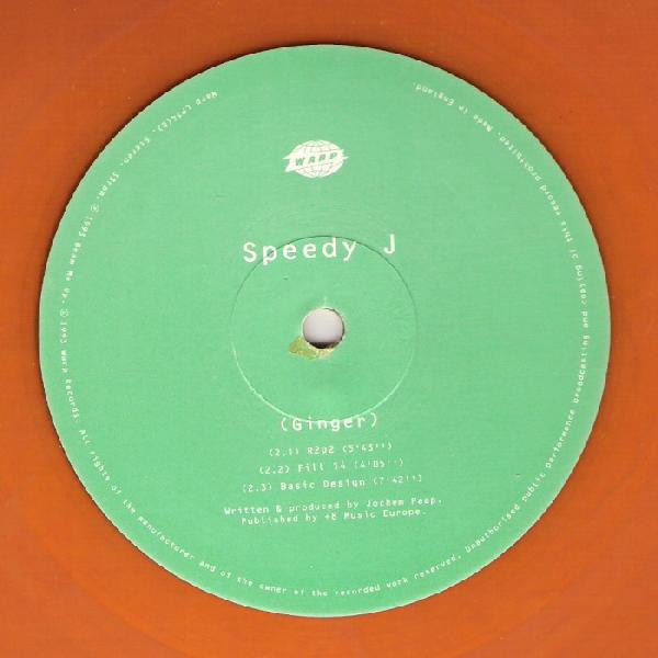 Speedy J : Ginger (2xLP, Album, Ltd, Num, Gin)