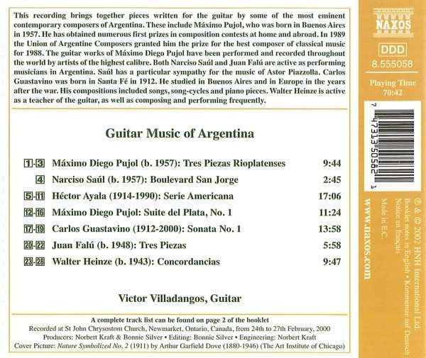 Victor Villadangos : Guitar Music Of Argentina (CD, Album)