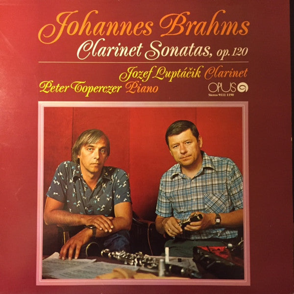 Johannes Brahms : Clarinet Sonatas, Op.120 (LP, Album)