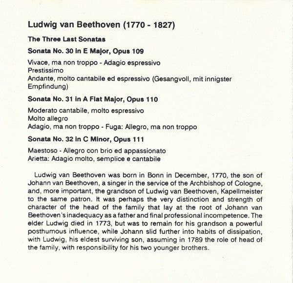 Ludwig van Beethoven, Jenö Jandó : Piano Sonatas, Vol. 4 (CD, Album)