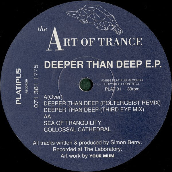 Art Of Trance : Deeper Than Deep E.P. (12&quot;, EP, RP)