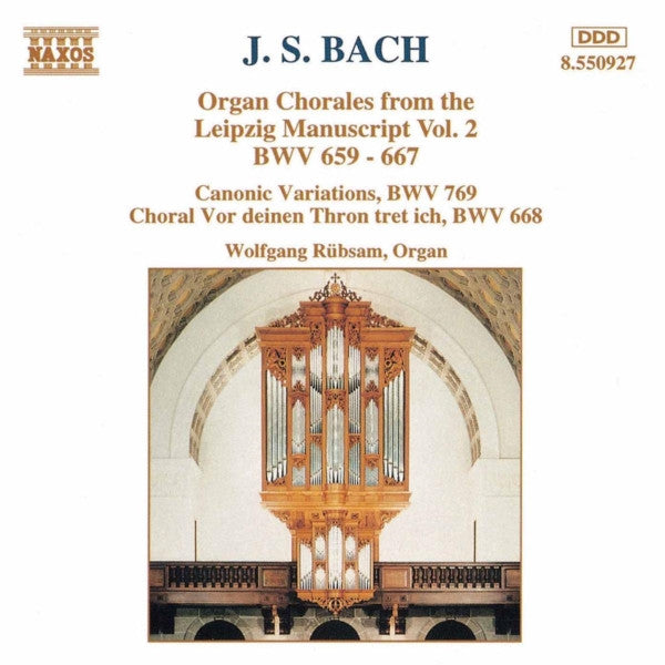 Johann Sebastian Bach, Wolfgang Rübsam (2) : Organ Chorales From The Leipzig Manuscript, Vol. 2 (CD, Album)