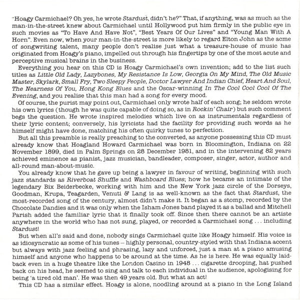 Hoagy Carmichael : 1951 (CD, Comp)