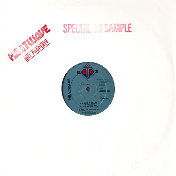 Heatwave : Hot Property (12&quot;, S/Sided, Promo, Smplr)