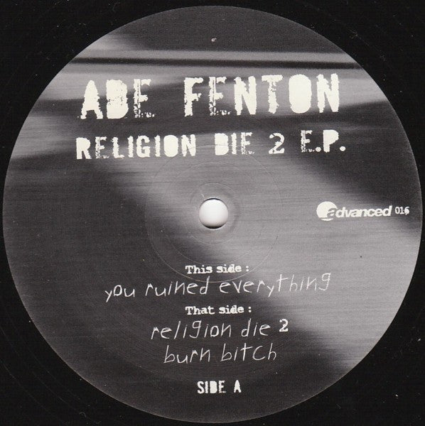 Ade Fenton : Religion Die 2 E.P. (12&quot;, EP)