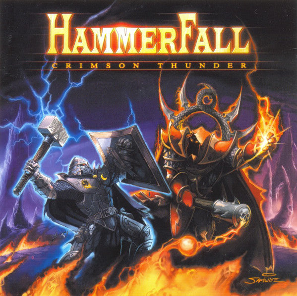 HammerFall : Crimson Thunder / Hearts On Fire (Comp, Sli + CD, Album + CD, Maxi, Enh)
