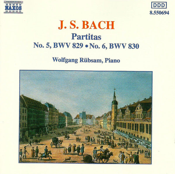 Johann Sebastian Bach, Wolfgang Rübsam (2) : Partitas Nos. 5 And 6 (CD, Album)