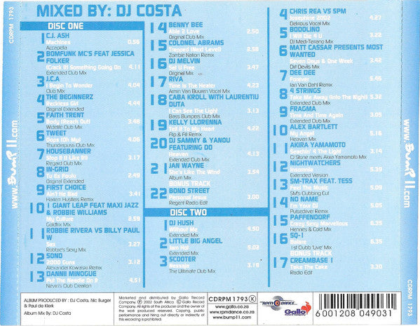 Various : Bump 11 (2xCD, Mixed)