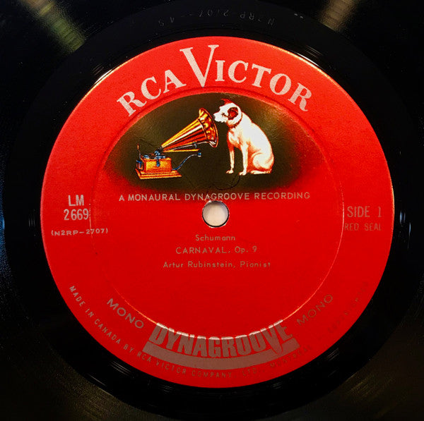 Rubinstein* - Schumann* : Carnaval / Fantasiestücke (LP, Album, Mono)