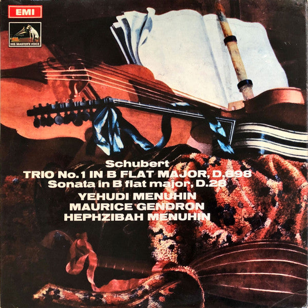 Franz Schubert : Trio No. 1 In B Flat Major, D.898 / Sonata In B Flat Major, D.28 (LP)