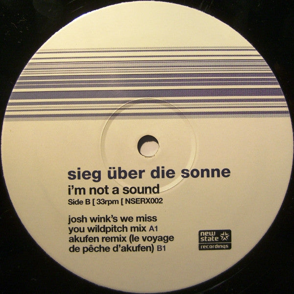Sieg Über Die Sonne : I&#39;m Not A Sound (12&quot;)