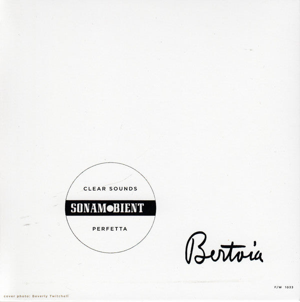 Harry Bertoia : Clear Sounds / Perfetta (CD, Album)