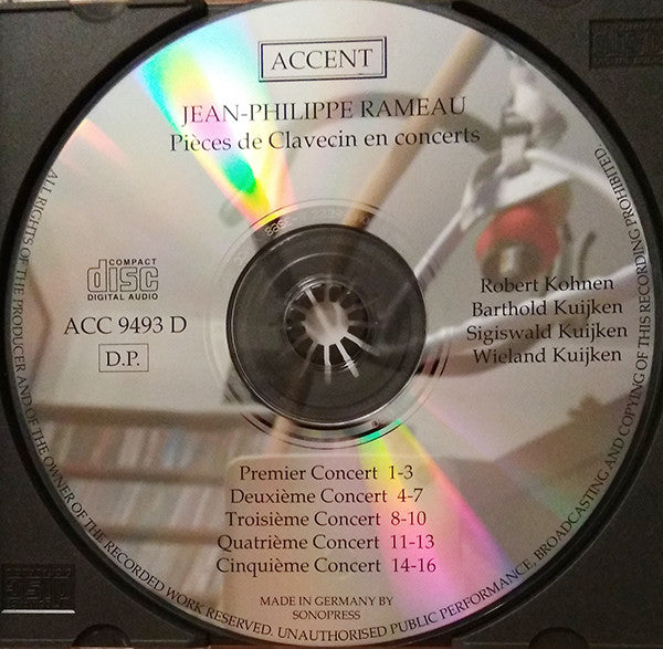 Jean-Philippe Rameau : Pièces De Clavecin En Concerts (CD, Album)