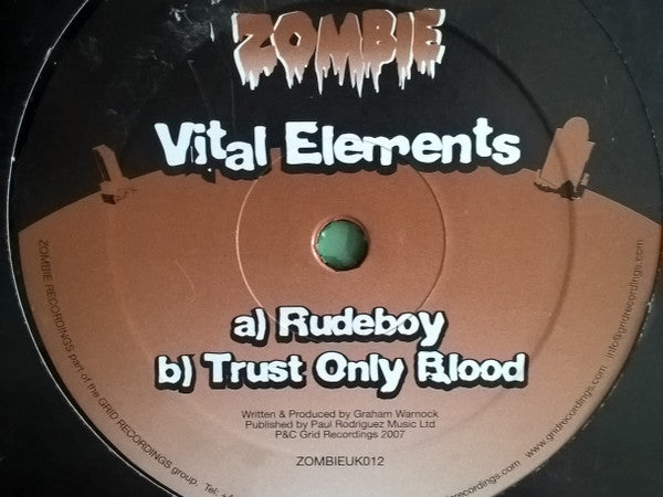 Vital Elements : Rudeboy / Trust Only Blood (12&quot;)